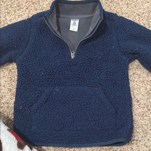 Carter's Other - Carter's Blue Zip Up Sweater Plush Sherpa Fleece